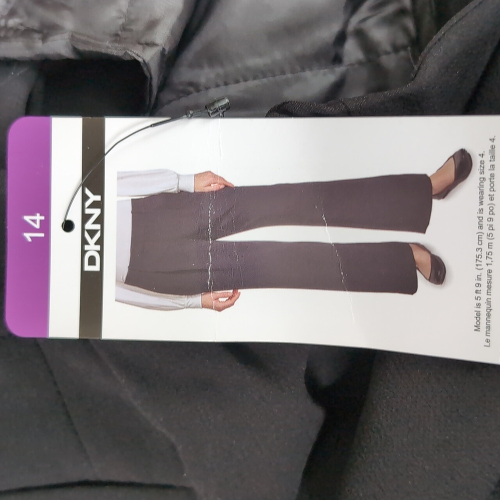 Sz 14: DKNY wide leg Dress Pants